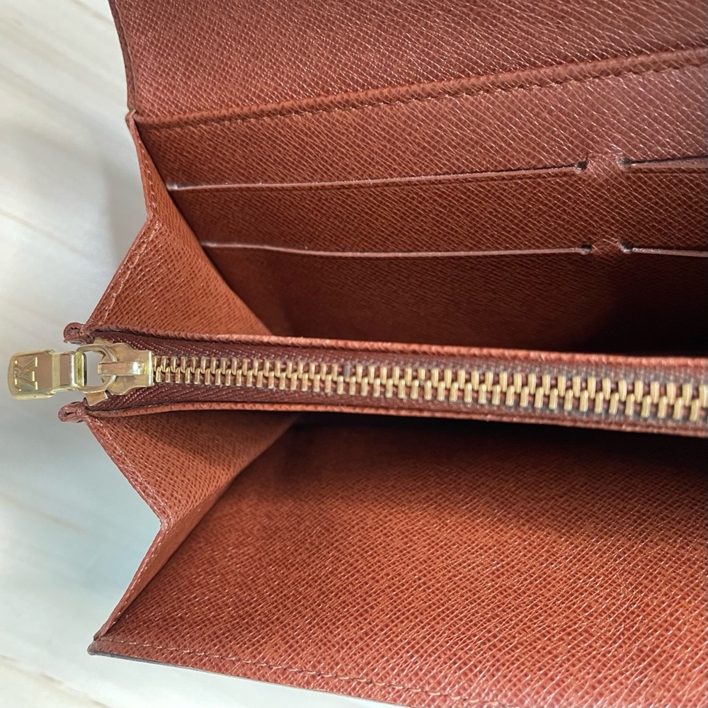 Louis Vuitton Monogram Canvas Portefeiulle Sarah Long Bifold Wallet - Picture 15 of 17